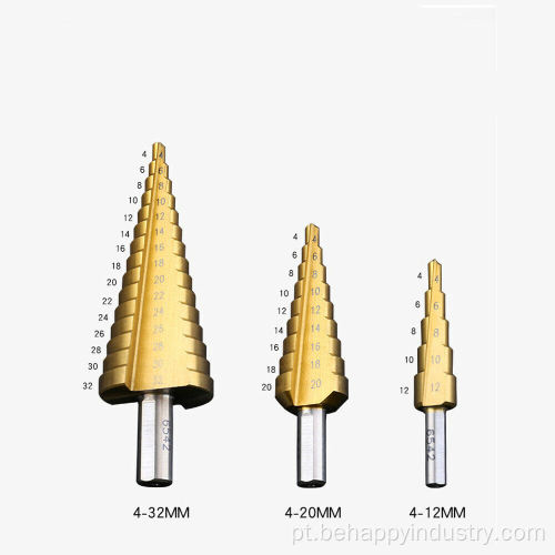 Conjunto de bits de titânio de etapa de cone de cone